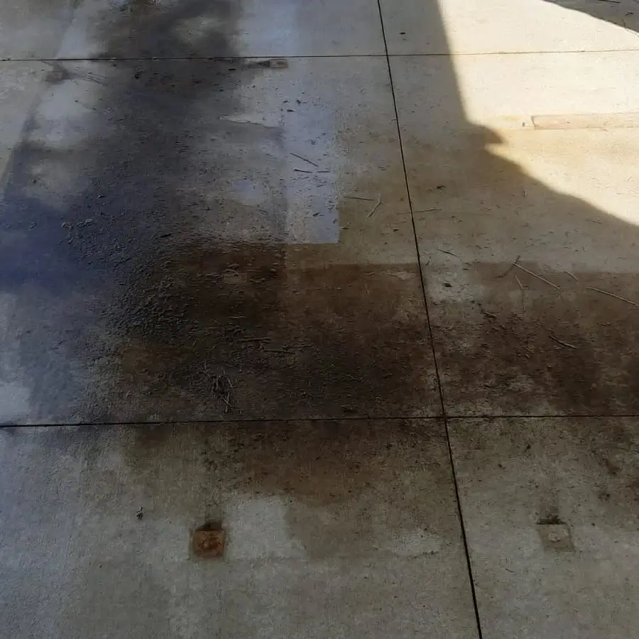 water blasting and steam cleaning Before